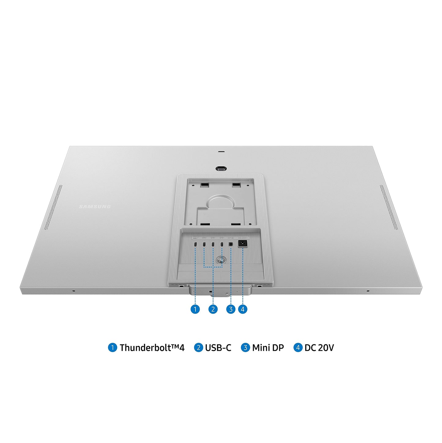 SAMSUNG 27" ViewFinity S9 Series 5K Computer Monitor, Thunderbolt 4, DisplayPort, Matte Display, 4K Slimfit-Camera, Slim Metal Design, AirPlay, Smart-TV Apps, Gaming Hub, LS27C900PANXZA, 2023