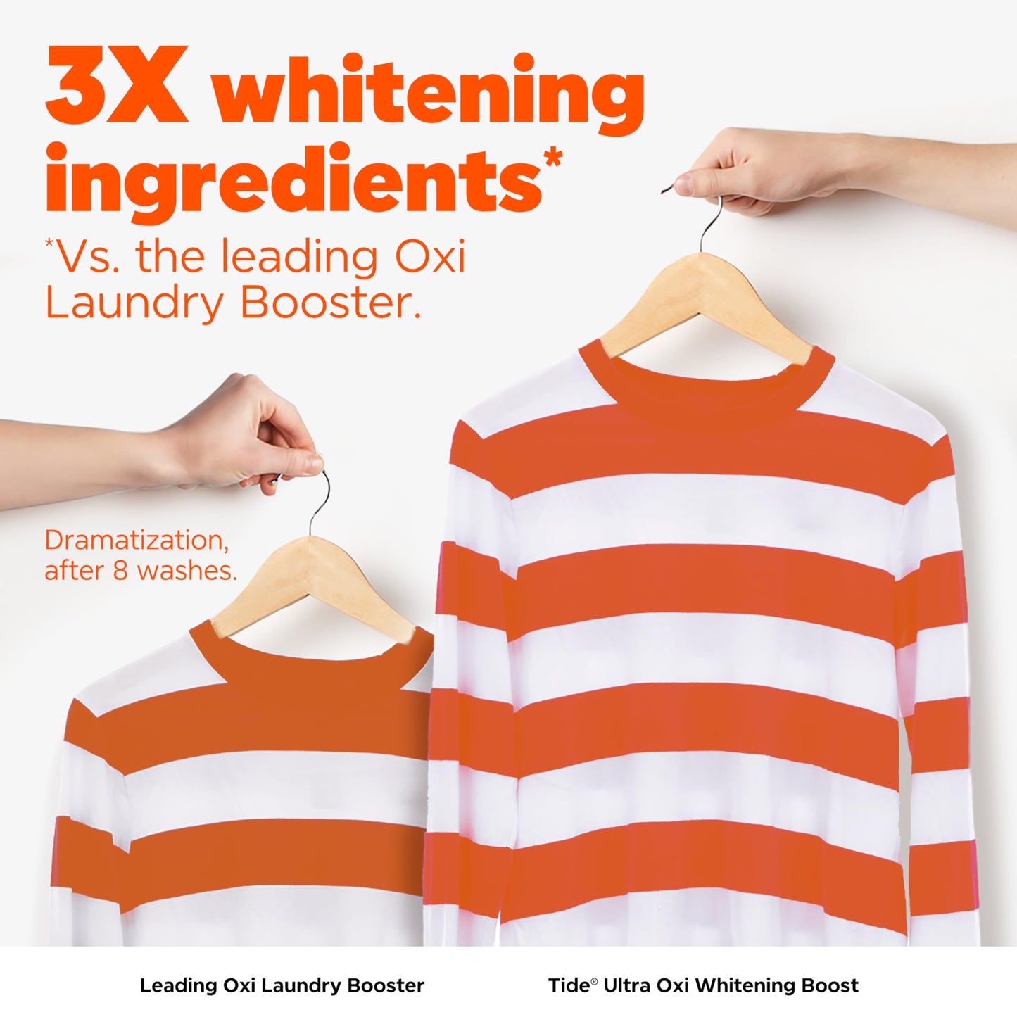 Tide Ultra Oxi Whitening Boost, All in One Laundry Booster, Color Safe Whitening, Stain and Odor Fighter, 66 Loads, 57 oz