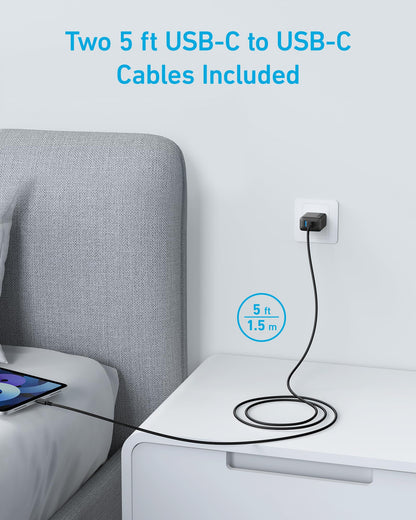 2-Pack Anker 20W Fast USB C Charger