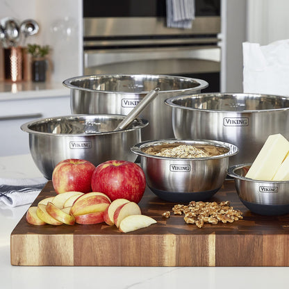Viking 10-Piece Stainless Steel Mixing Bowl Set