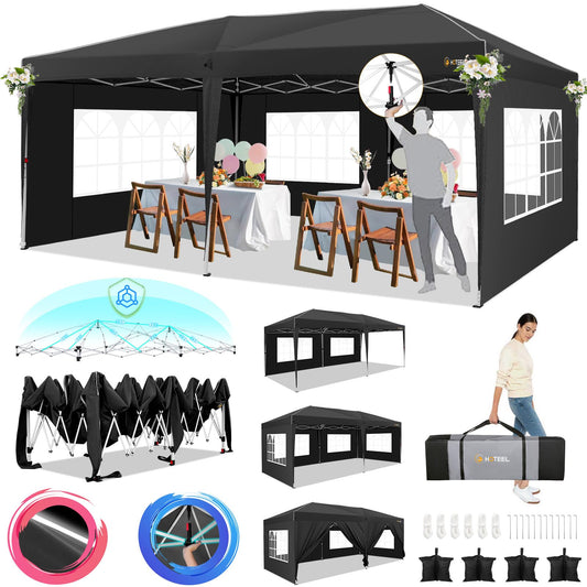 10x20 Pop Up Canopy Tent with Sidewalls