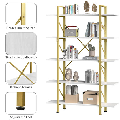 5-Tier YITAHOME Modern Bookshelf for Home Office
