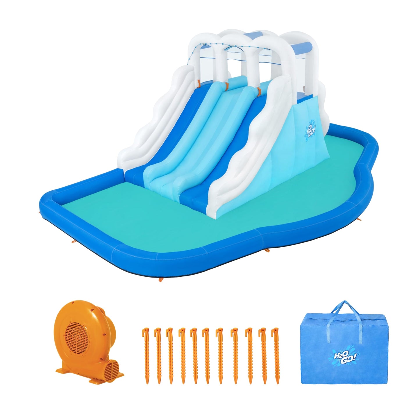 Bestway Inflatable Water Park with Triple Slide