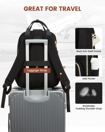 LOVEVOOK Anti-Theft Laptop Backpack for Men & Women