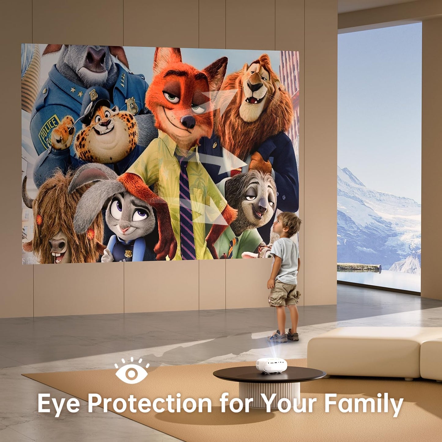 ARTSEA Mini Portable HD Projector for Phones