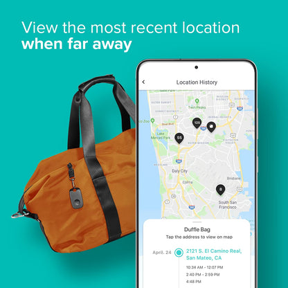 Tile Pro 2-Pack (Black/White). Powerful Bluetooth Tracker, Keys Finder and Item Locator for Keys, Bags, and More; Up to 400 ft Range. Water-Resistant. Phone Finder. iOS and Android Compatible.