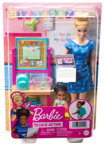 Barbie School Teacher Playset with Student Doll