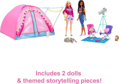 Barbie Camping Playset with 2 Dolls & Accessories