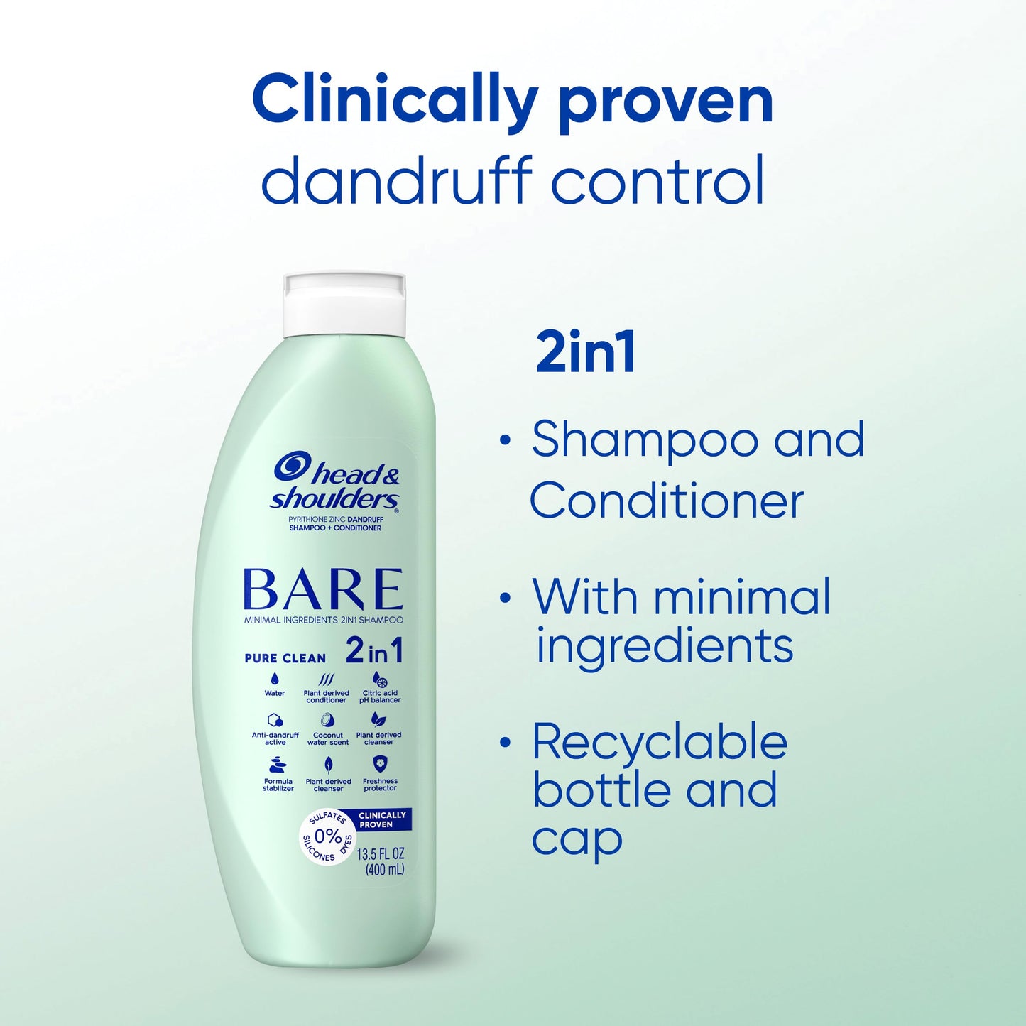 2 Pack Head & Shoulders Dandruff Shampoo & Conditioner