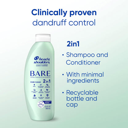 2 Pack Head & Shoulders Dandruff Shampoo & Conditioner