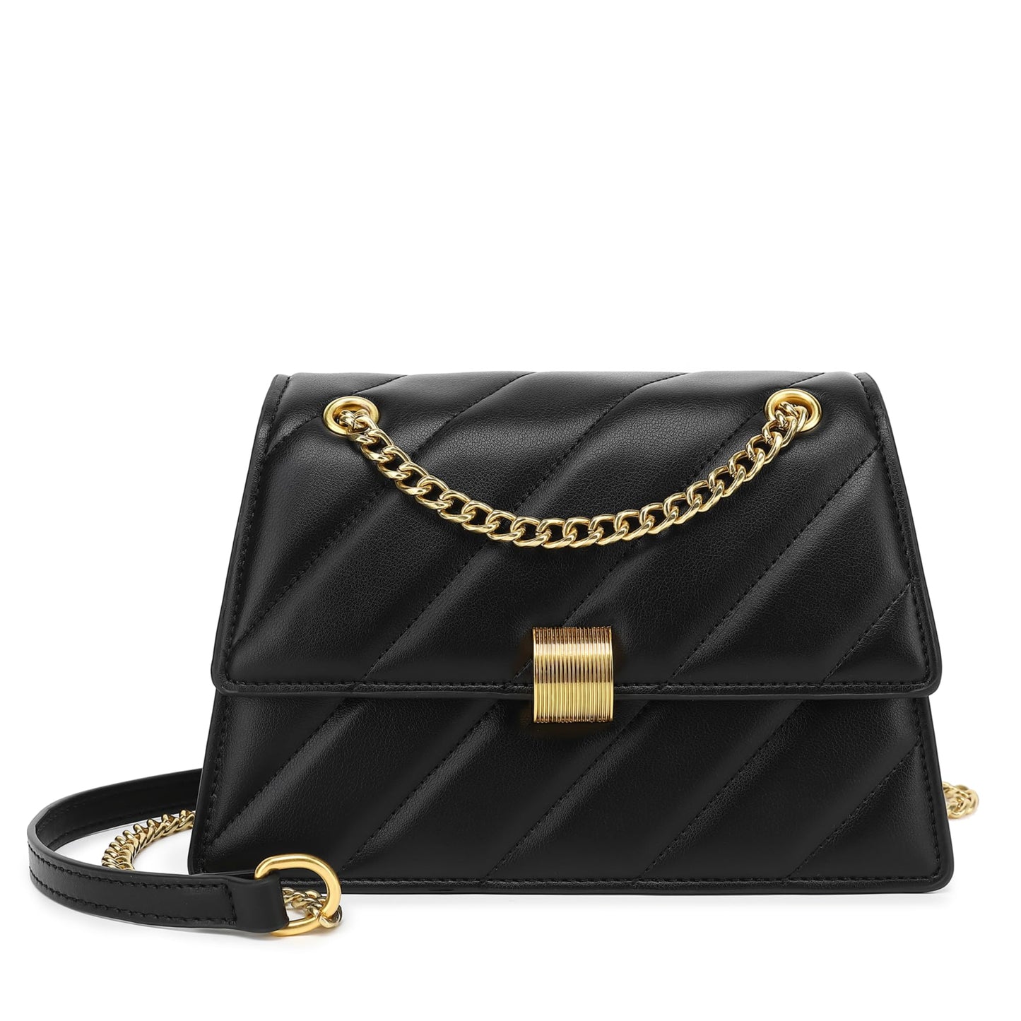 Scarleton Crossbody Bags for Women, Handbags for Women, Shoulder Bag Purse, Quilted Cross Body Bag Purses for Women, H211301 - Black