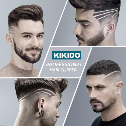 KIKIDO Cordless Hair Clippers with LCD Display
