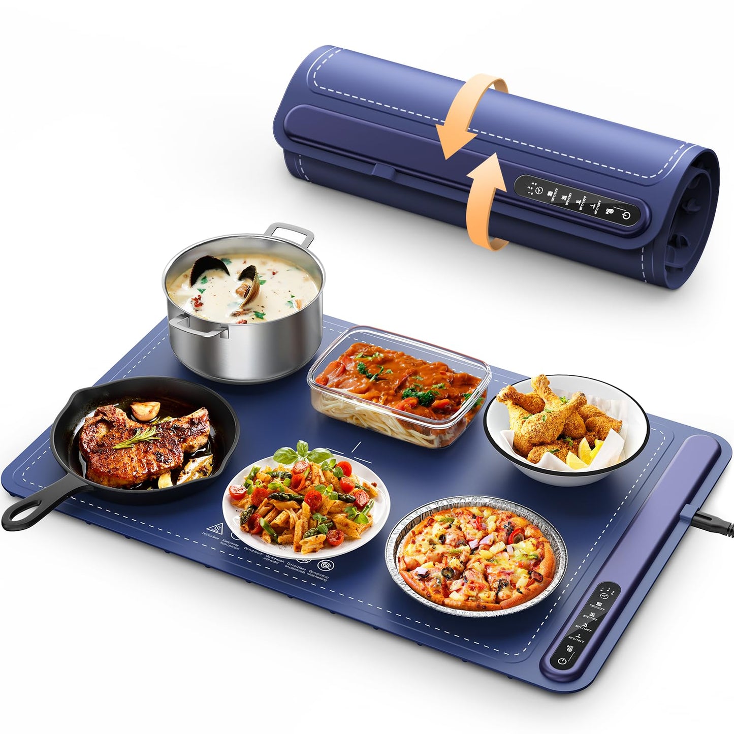 Electric Food Warming Mat with Temperature Control