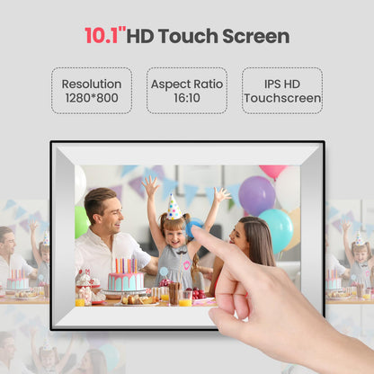 10.1" WiFi Digital Photo Frame with Touch Screen