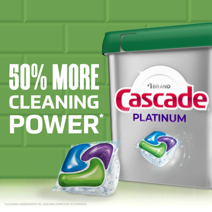 59 Count Cascade Platinum Dishwasher Pods