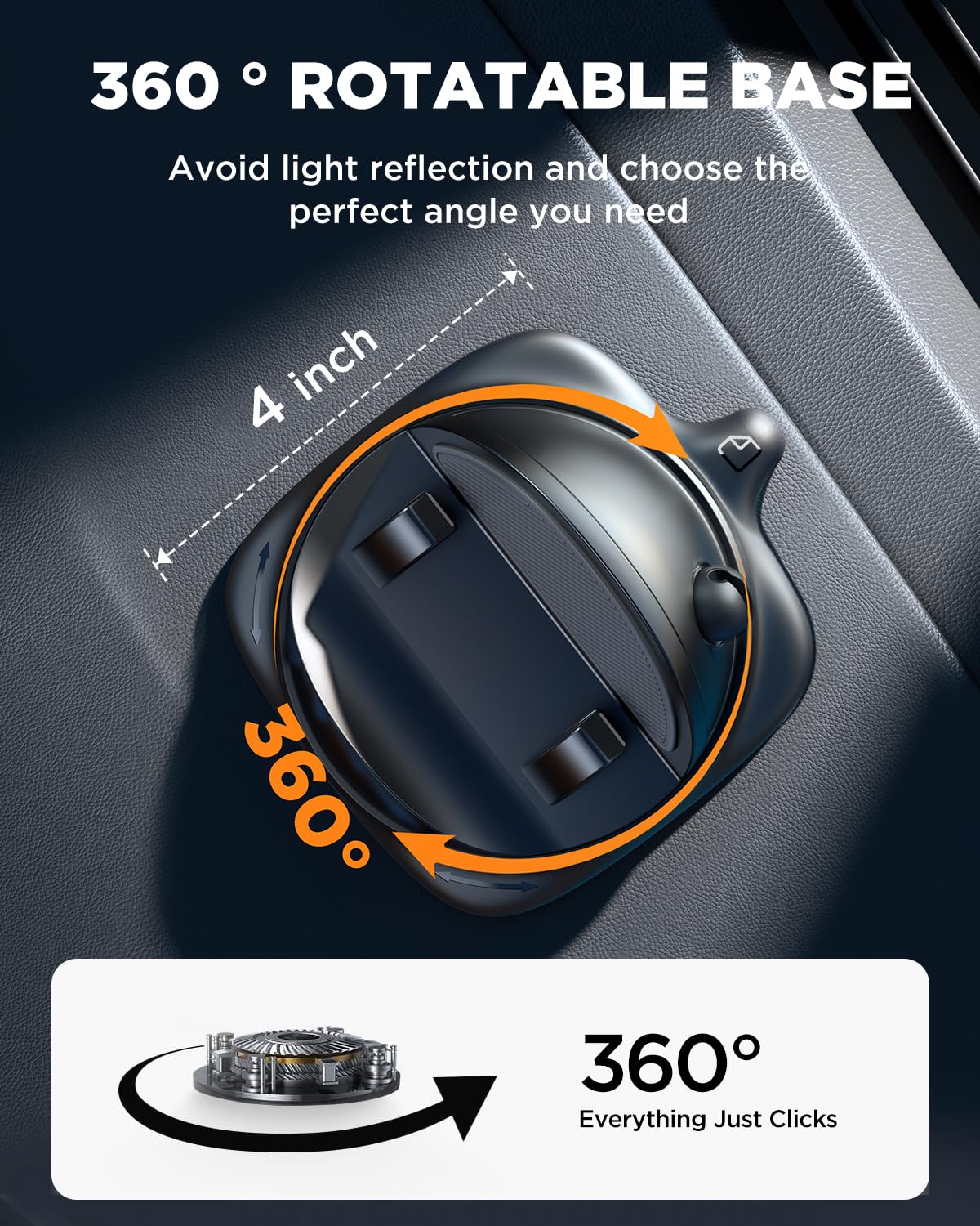 JOYROOM 360° Rotatable Car Phone Holder Mount