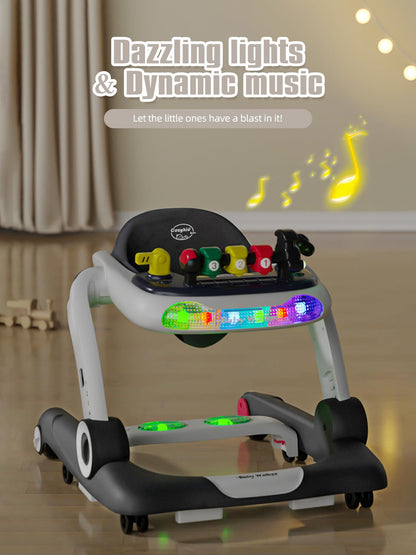 Baby Walker with Music and Lights, 6-in-1