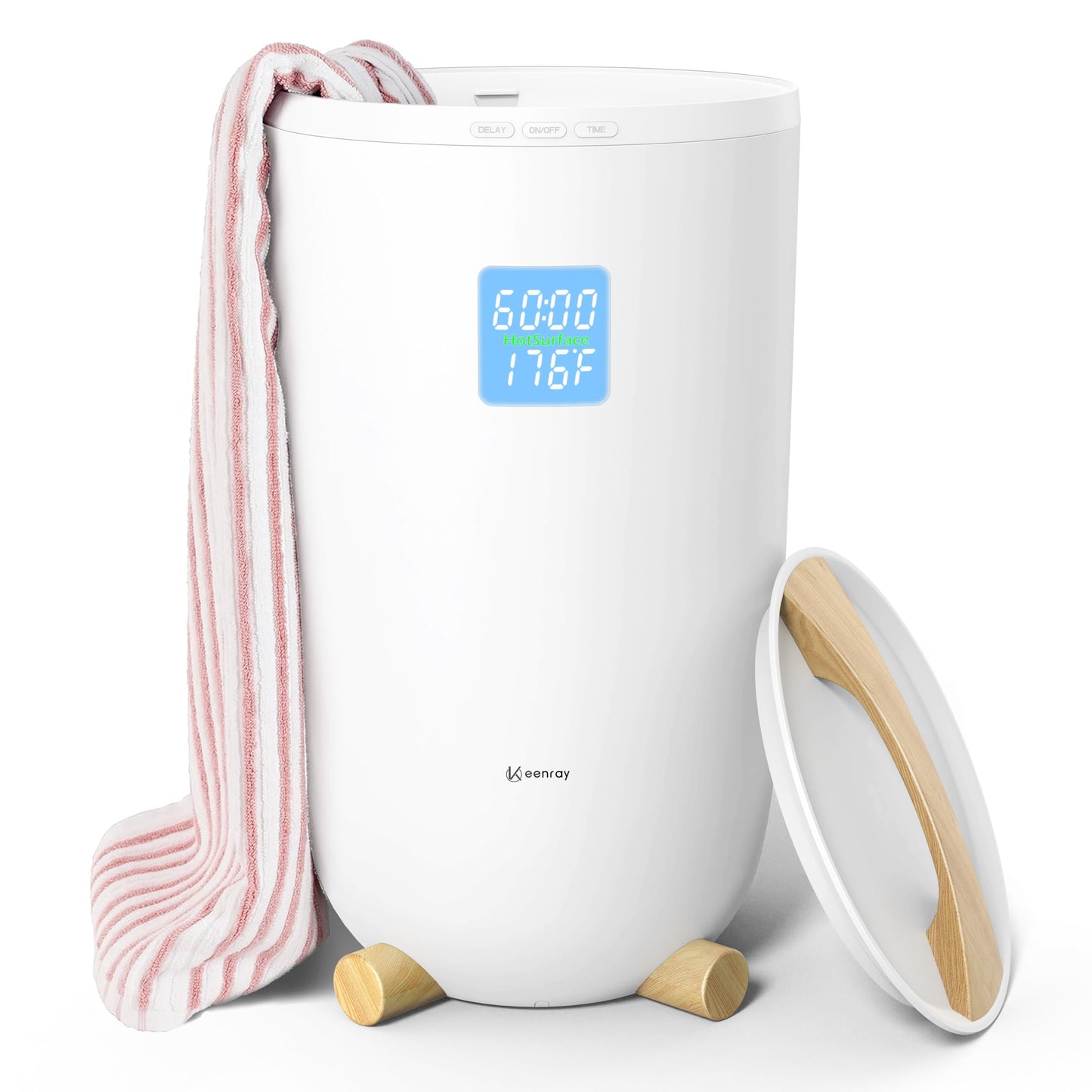 Keenray Luxury Towel Warmer with Timer & LED Display