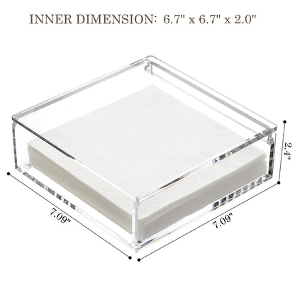 DINGHUO Acrylic Napkin Holder for Kitchen Decor