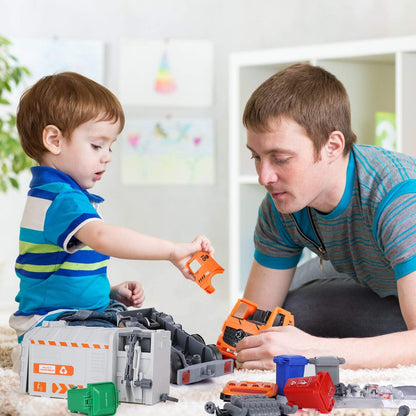 Garbage Truck Toy with Lights and Sounds