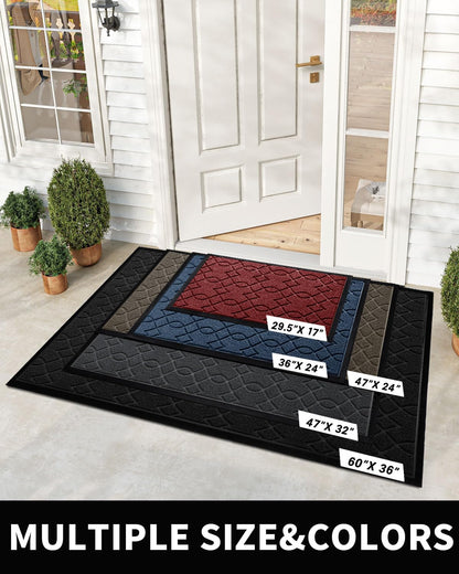 Yimobra Waterproof Non-Slip Outdoor Door Mat