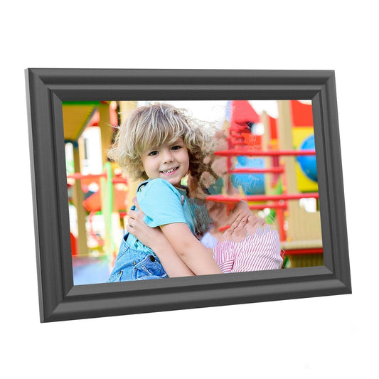 Digital Picture Frame WiFi 10.1 Inch Digital Photo Frame, Electronic Picture Frame, 16GB Storage, Auto-Rotate, IPS Touch Screen, Easy Setup and Share Photos and Videos via Free App from Anywhere