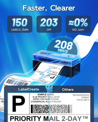 Bluetooth Thermal Label Printer for Small Business