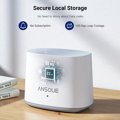 ANSQUE 4-Camera Wireless Outdoor Security System