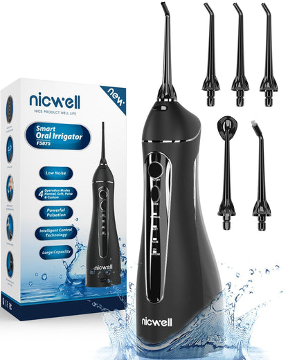 Nicwell Cordless Water Dental Flosser Portable