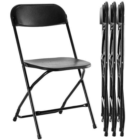 Sweetcrispy 4-Pack Folding Chairs, 330 lb Capacity
