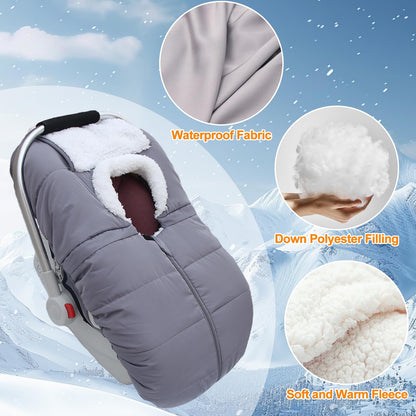 Fairy Baby Winter Car Seat Cover - Waterproof