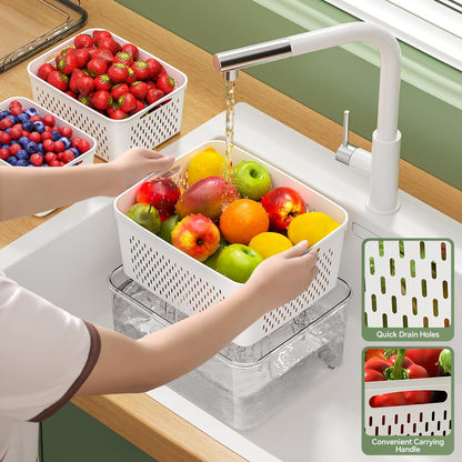 Airtight Fruit Storage Containers for Freshness