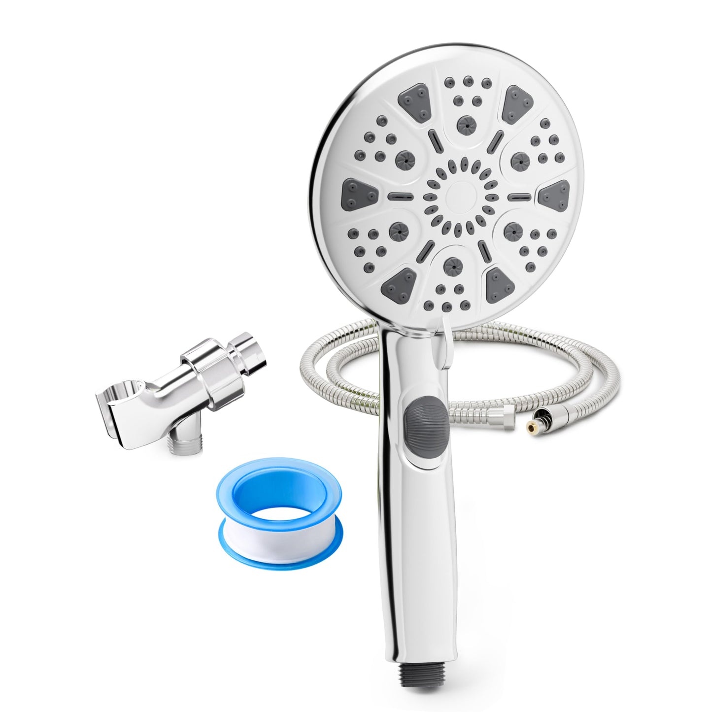 High Pressure Handheld Shower Head with 9 Settings