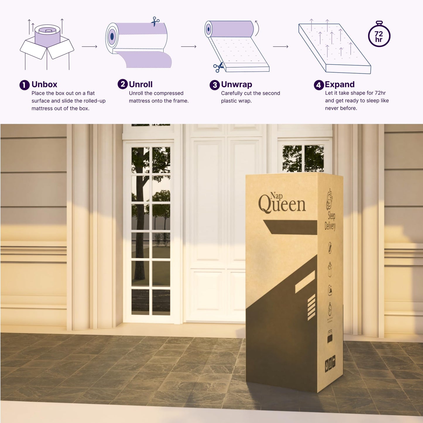 NapQueen Twin-XL 6" Innerspring Mattress, Medium Feel