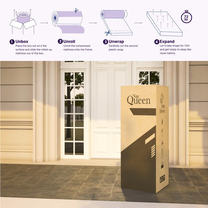 NapQueen Twin-XL 6" Innerspring Mattress, Medium Feel
