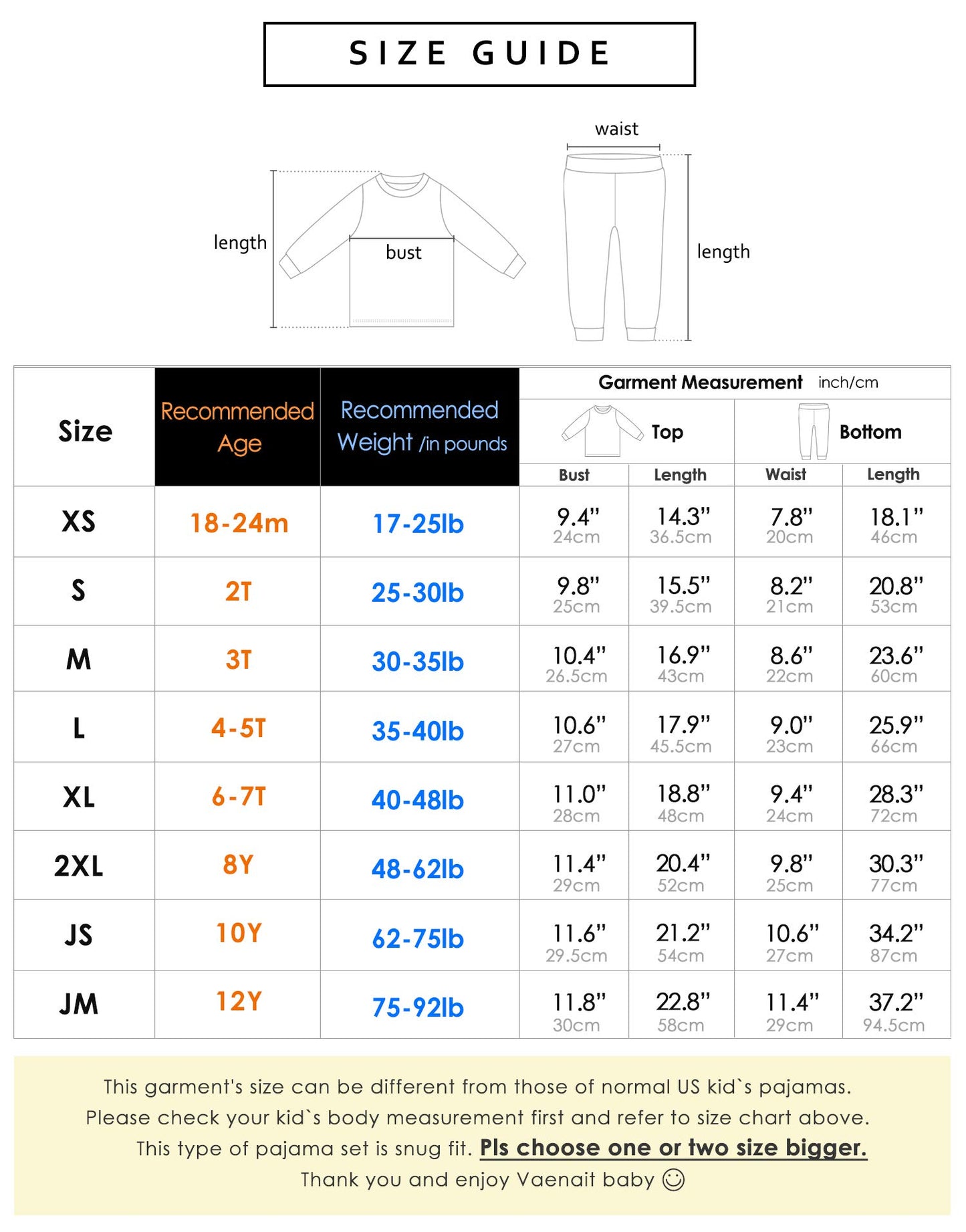 VAENAIT BABY Boys Long Sleeve Pajamas Set