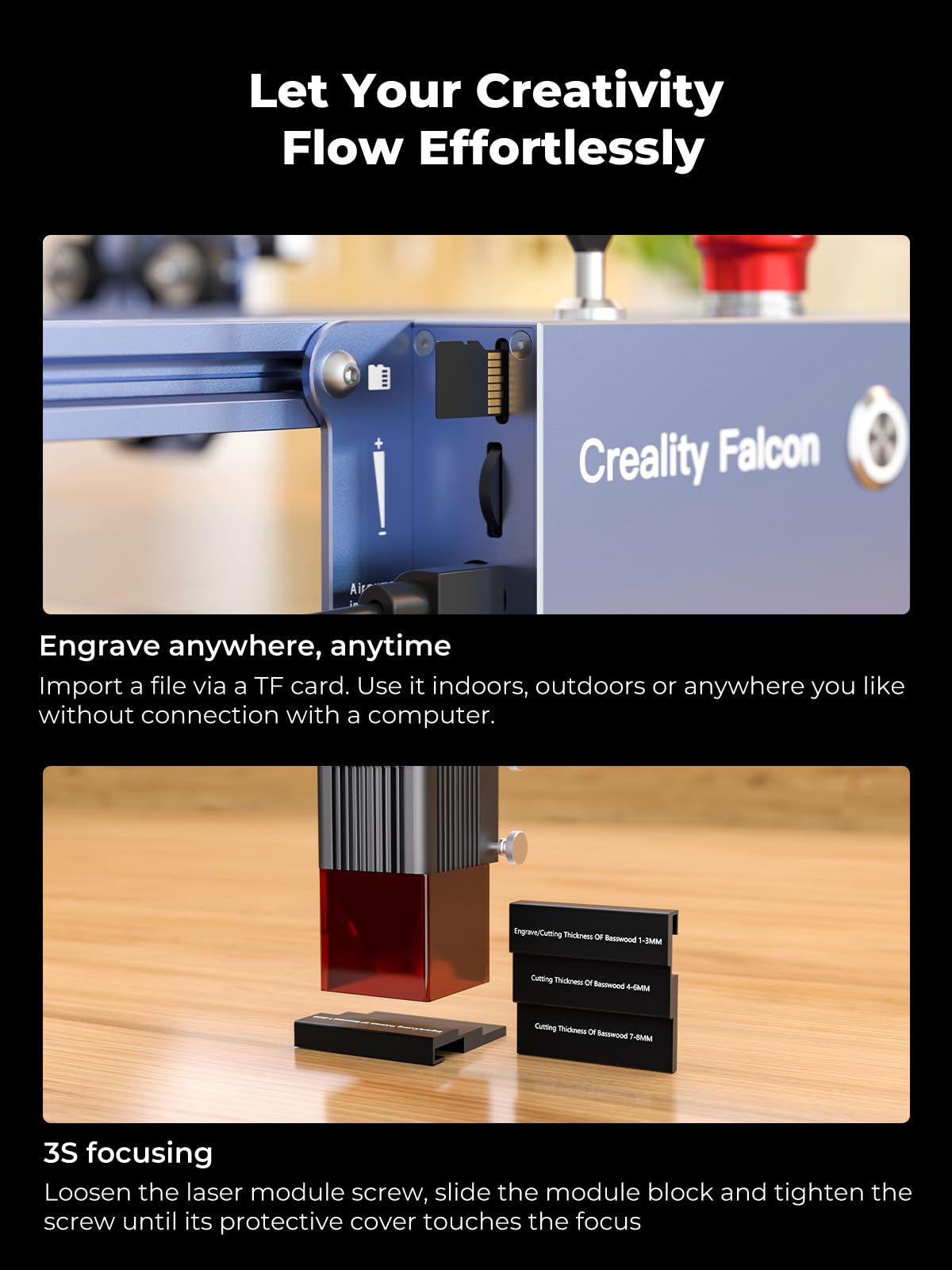 Creality 10W Laser Engraver for Wood & Metal