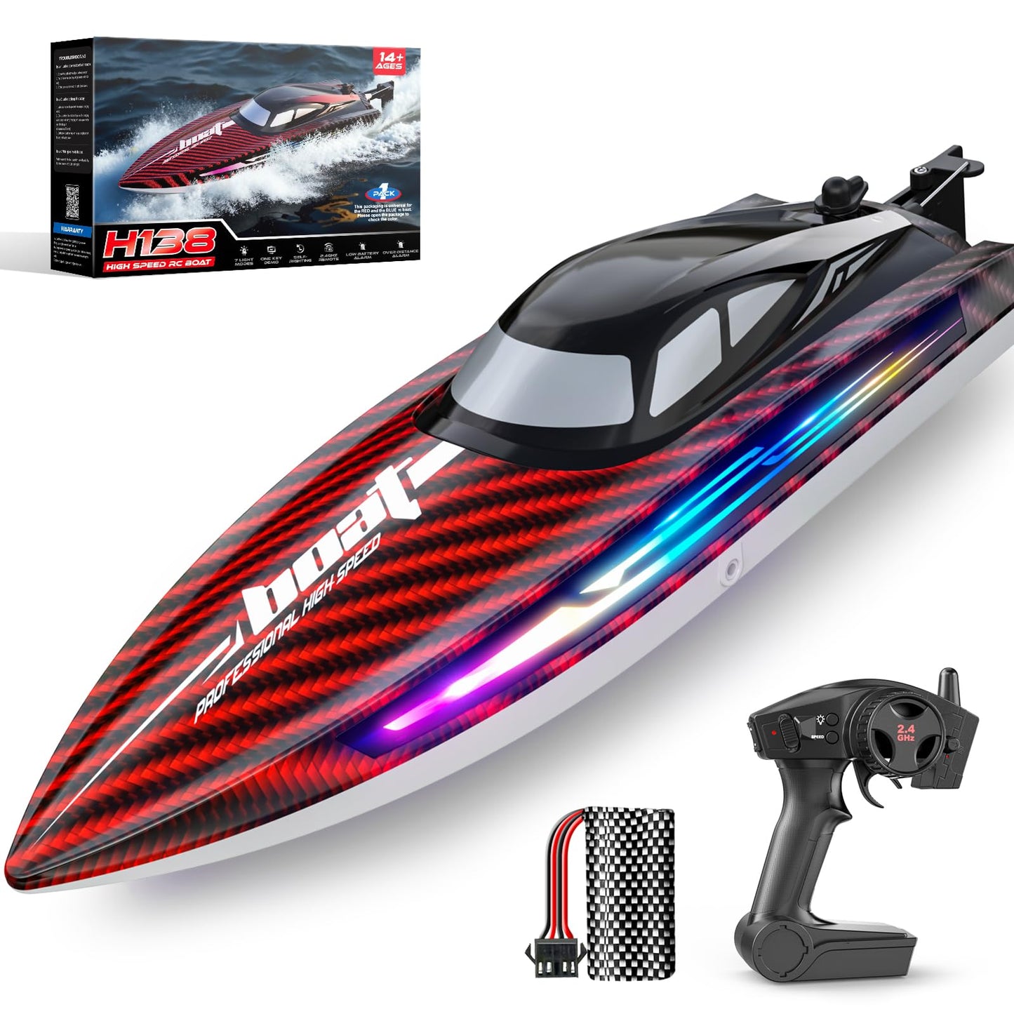 RC Boat 30KMH Remote Control Fast Speed Water Play