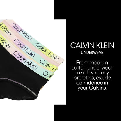 Calvin Klein Girls' Multipack Cotton Hipster Underwear