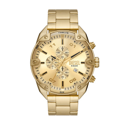 Diesel Gold Stainless Steel Chronograph Men's Watch