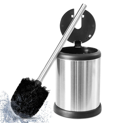 UMIEN Stainless Steel Toilet Brush with Lid