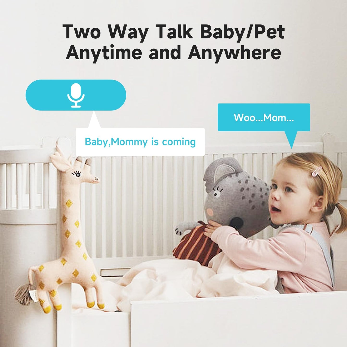 2K Indoor Security Camera with Night Vision