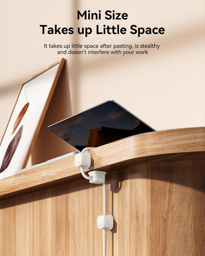6-Pack Magnetic Cable Clips for Desk Organizer