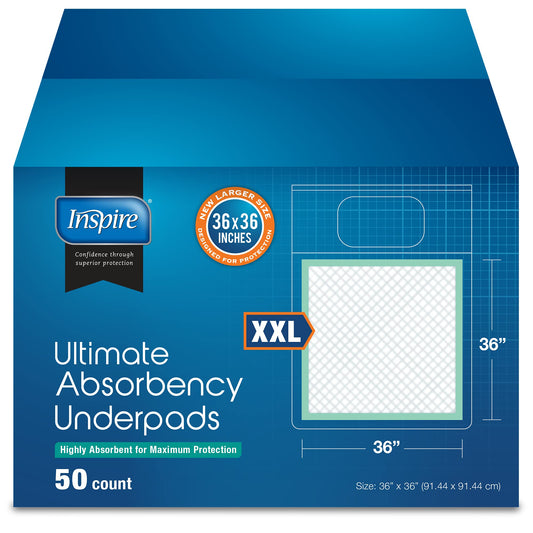 50 Pack Extra Large Disposable Bed Pads