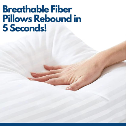 2 Pack Snorbo Comfortable Queen Size Pillows