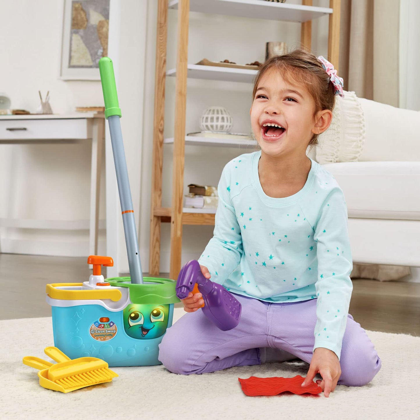 LeapFrog Kids Cleaning Toy Mop and Broom Set