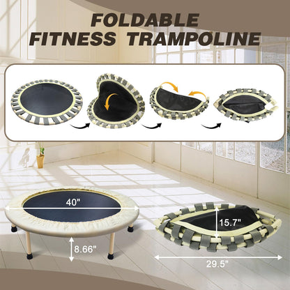 40" Rebounder Trampoline for Fitness Workout