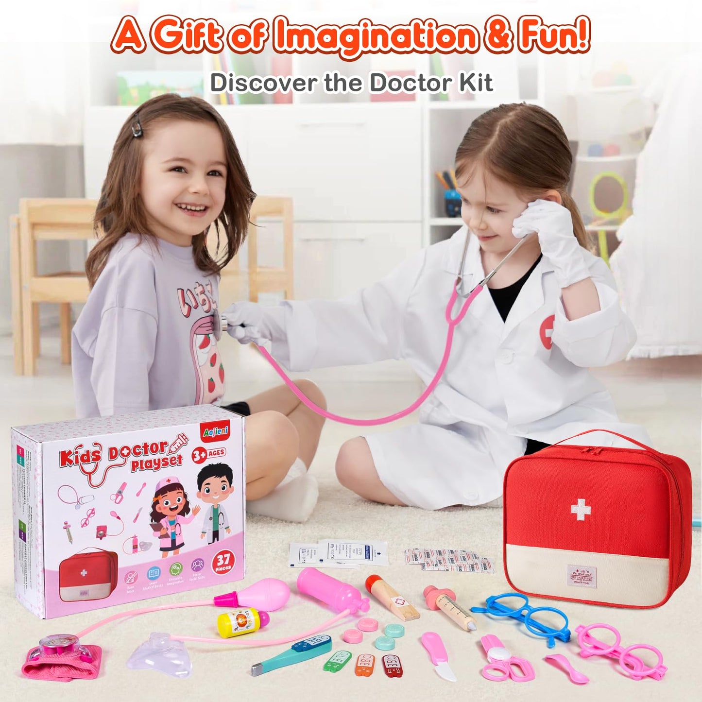 Doctor Play Set for Kids with Stethoscope