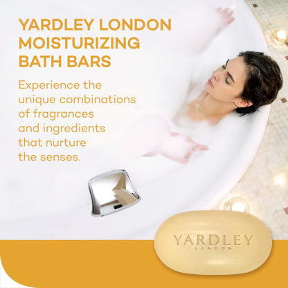 4 Pack Yardley Oatmeal Almond Bar Soap