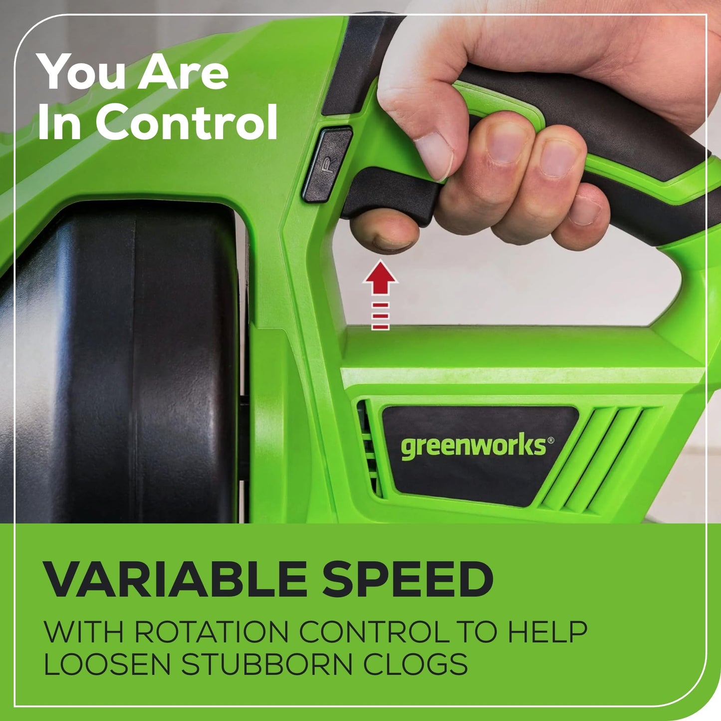 24V Cordless Drain Auger by Greenworks
